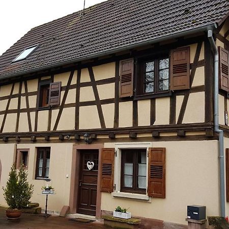 Gite Au Petit Ruisseau-Etage Et Combles-Maison Alsacienne 4 Personnes 4 Nuitees Minimum Langensoultzbach Exterior foto