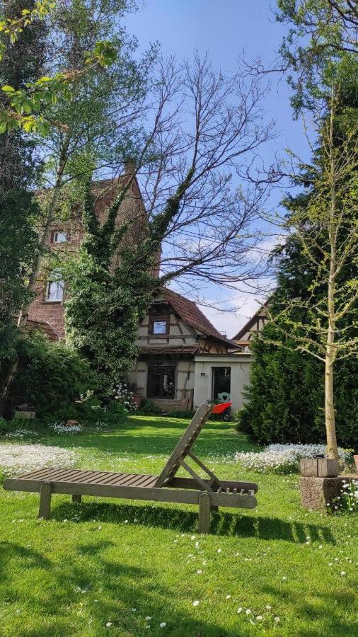 Gite Au Petit Ruisseau-Etage Et Combles-Maison Alsacienne 4 Personnes 4 Nuitees Minimum Langensoultzbach Exterior foto