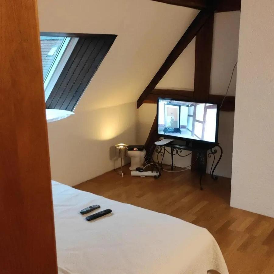 Gite Au Petit Ruisseau-Etage Et Combles-Maison Alsacienne 4 Personnes 4 Nuitees Minimum Langensoultzbach Exterior foto