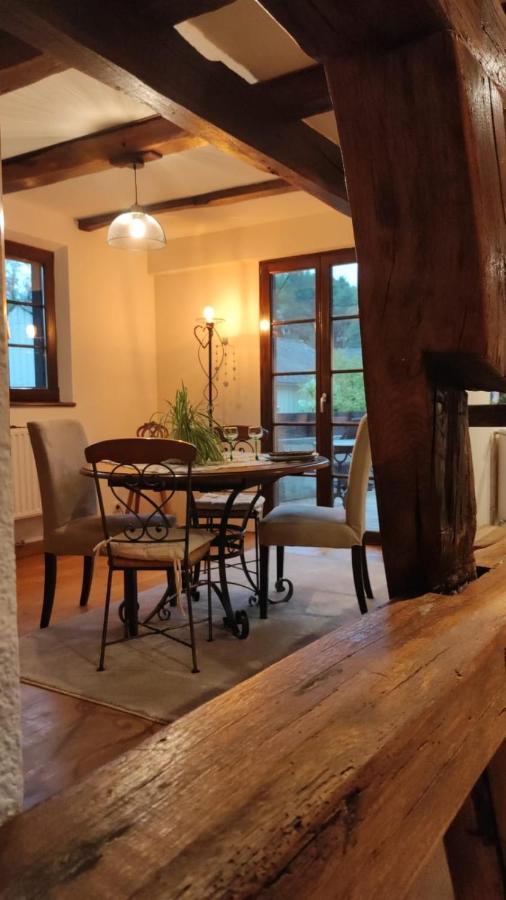 Gite Au Petit Ruisseau-Etage Et Combles-Maison Alsacienne 4 Personnes 4 Nuitees Minimum Langensoultzbach Exterior foto