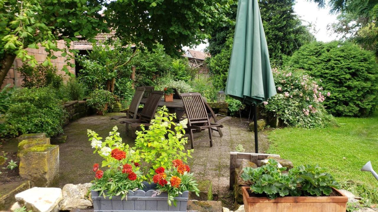Gite Au Petit Ruisseau-Etage Et Combles-Maison Alsacienne 4 Personnes 4 Nuitees Minimum Langensoultzbach Exterior foto