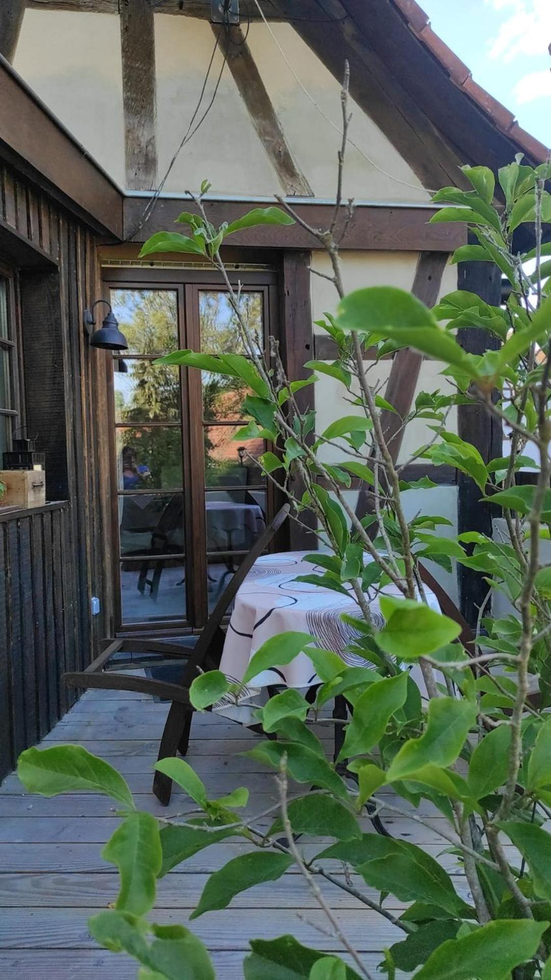 Gite Au Petit Ruisseau-Etage Et Combles-Maison Alsacienne 4 Personnes 4 Nuitees Minimum Langensoultzbach Exterior foto