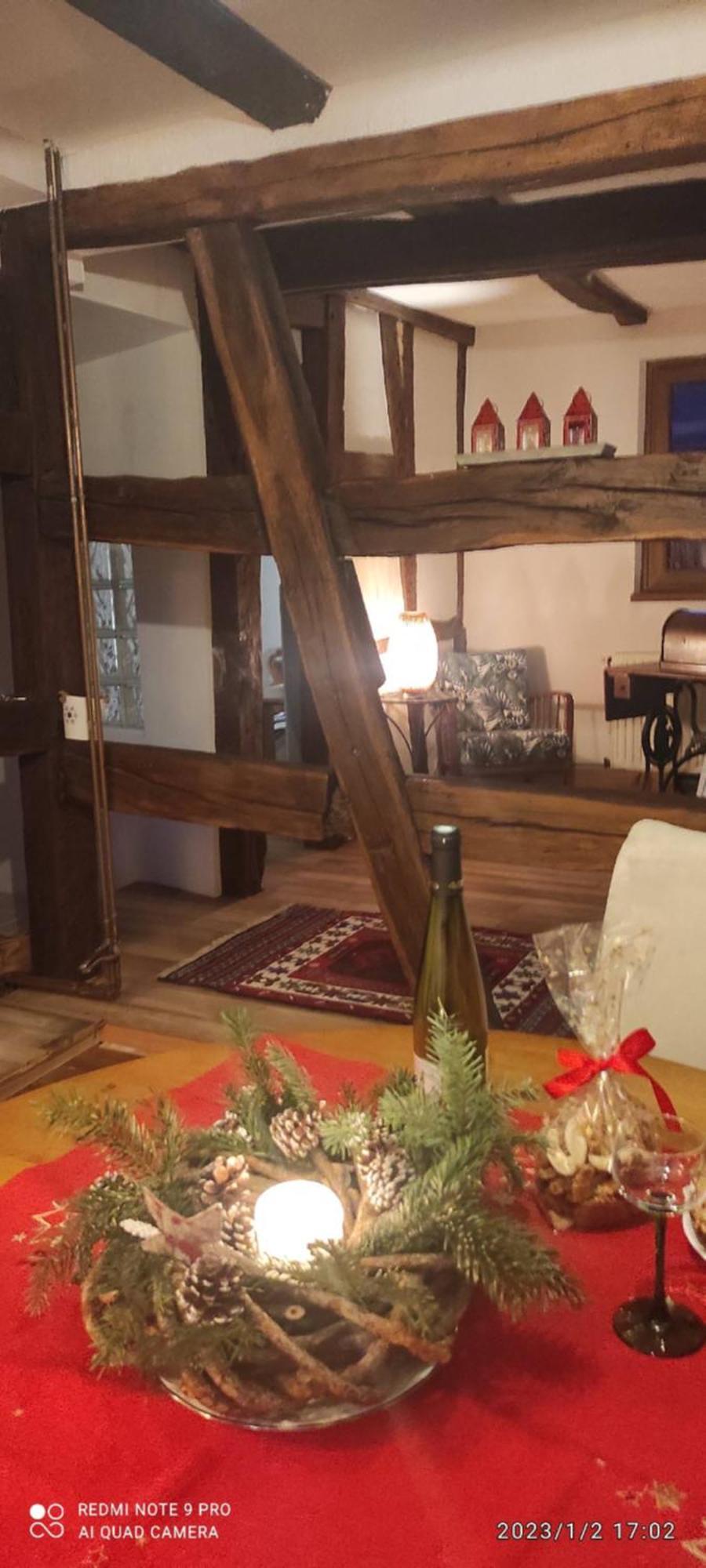 Gite Au Petit Ruisseau-Etage Et Combles-Maison Alsacienne 4 Personnes 4 Nuitees Minimum Langensoultzbach Exterior foto